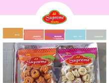 Tablet Screenshot of maduraisupremesnacks.com